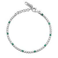 Bracciale Brosway Donna FANCY LIFE GREEN in Argento Cubic Zirconia FLG129